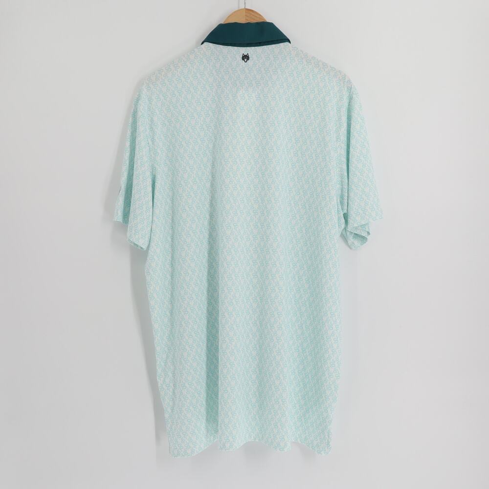 Greyson Men's Sz XL Snake Diaries All Over Snake Print Golf Polo Performance - Picture 3 of 11